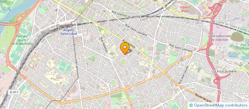 localisation de l'entreprise MADAME MARIE-PAULE BELLEC  ANGERS