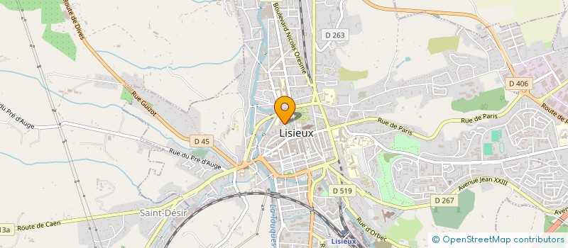 localisation de l'entreprise MADAME MARIE-PAULE BERRY  LISIEUX