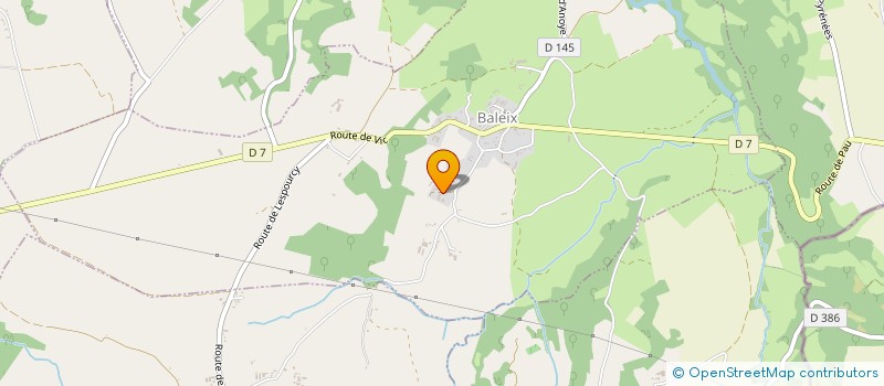 localisation de l'entreprise MADAME MARIE-PAULE BIES  BALEIX