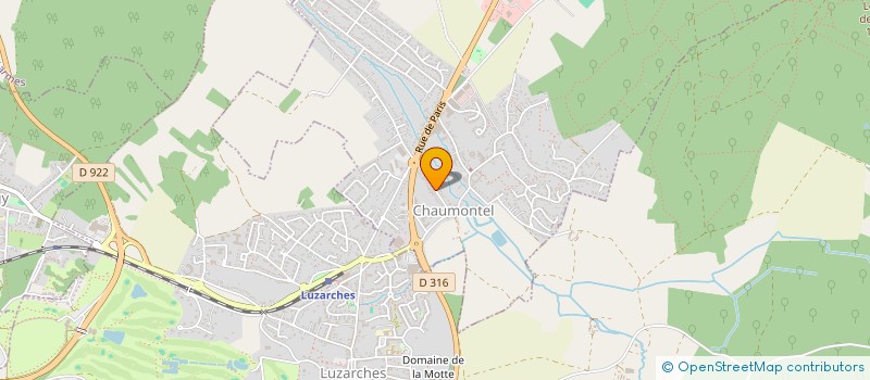 localisation de l'entreprise MADAME MARIE-PAULE BIMBERT  CHAUMONTEL