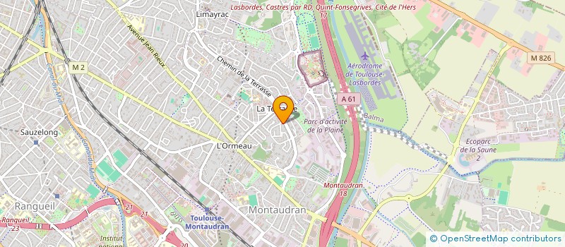localisation de l'entreprise MADAME MARIE-PAULE BLANC à TOULOUSE