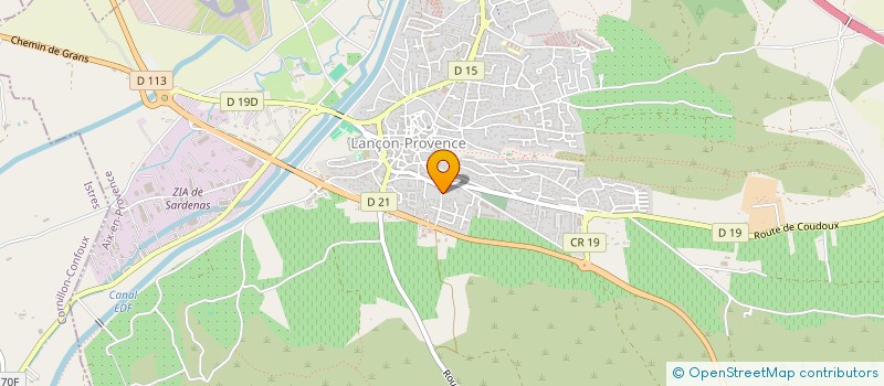 localisation de l'entreprise MADAME MARIE-PAULE BLANC  LANCON-PROVENCE