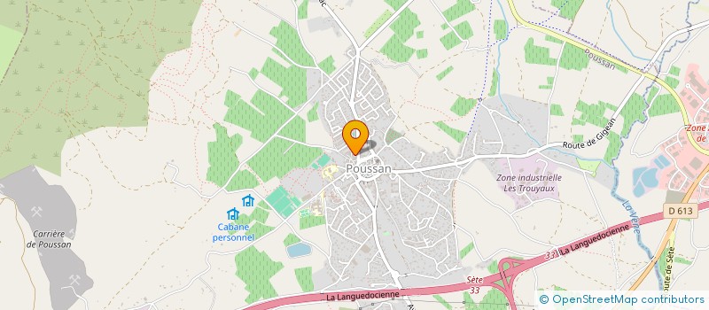 localisation de l'entreprise MADAME MARIE-PAULE BRIVES  POUSSAN