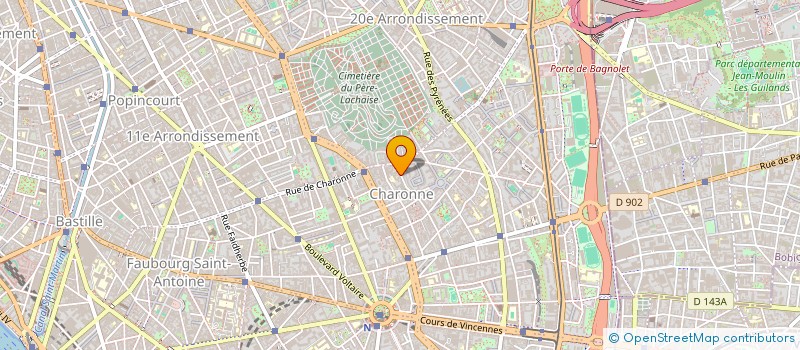 localisation de l'entreprise MADAME MARIE PAULE CAROLINE CHOMICKI  PARIS