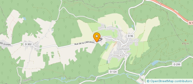 localisation de l'entreprise MADAME MARIE-PAULE CARTERON  LOMONT