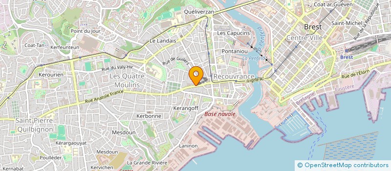 localisation de l'entreprise MADAME MARIE-PAULE CASTEL à BREST