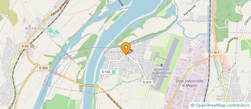 localisation de l'entreprise MADAME MARIE-PAULE CHAPUS  ANCONE