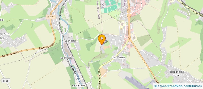 localisation de l'entreprise MADAME MARIE-PAULE DAMBRY  SAINT-AUBIN-SUR-SCIE