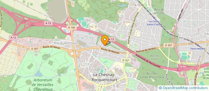 localisation de l'entreprise MADAME MARIE-PAULE DAVET  LA CELLE-SAINT-CLOUD