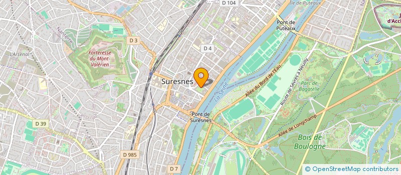 localisation de l'entreprise MADAME MARIE-PAULE DESCAMPS à SURESNES