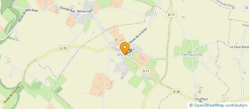 localisation de l'entreprise MADAME MARIE PAULE FICHET  TOCQUEVILLE-LES-MURS