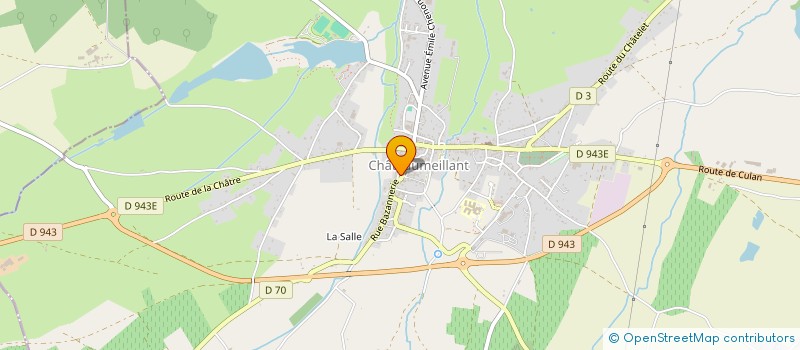 localisation de l'entreprise MADAME MARIE-PAULE GAIGNIER  CHATEAUMEILLANT