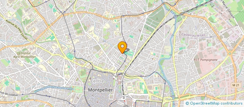 localisation de l'entreprise MADAME MARIE-PAULE GARRAVET  MONTPELLIER