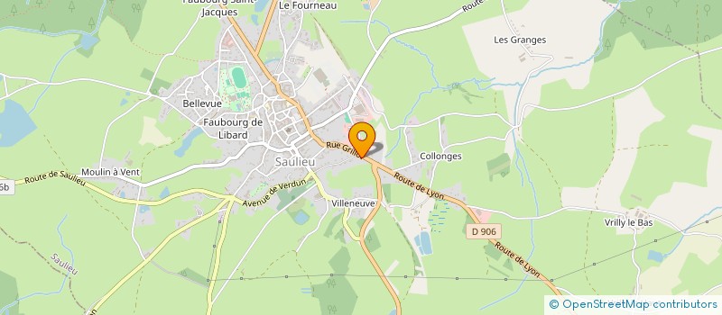 localisation de l'entreprise MADAME MARIE-PAULE GAUTRON à SAULIEU