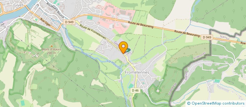 localisation de l'entreprise MADAME MARIE-PAULE GUILHAUMON  FROMELENNES