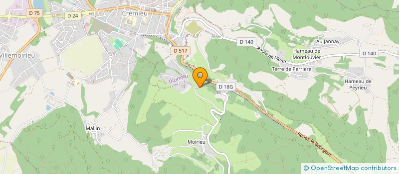 localisation de l'entreprise MADAME MARIE-PAULE GUSTIN  DIZIMIEU