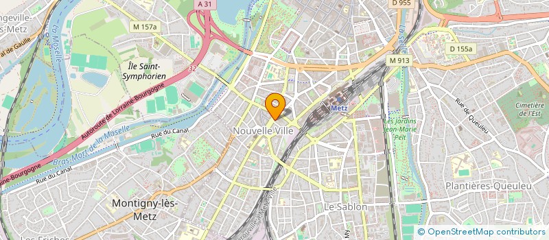 localisation de l'entreprise MADAME MARIE-PAULE HAMMAN  METZ