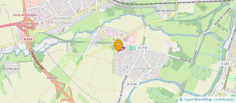 localisation de l'entreprise MADAME MARIE-PAULE HOTOT  LOUVIGNY