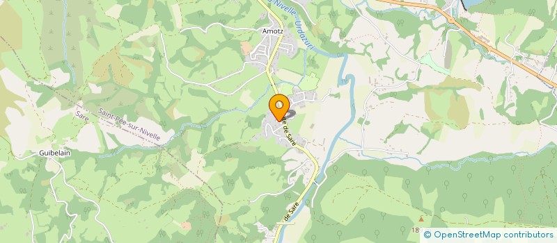 localisation de l'entreprise MADAME MARIE-PAULE HUEZ à SAINT-PEE-SUR-NIVELLE