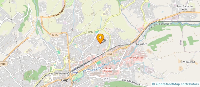 localisation de l'entreprise MADAME MARIE PAULE HUSS  GAP