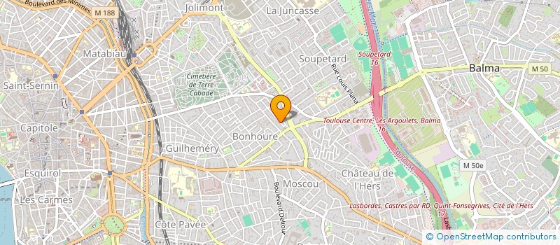 localisation de l'entreprise MADAME MARIE-PAULE JUGNET à TOULOUSE