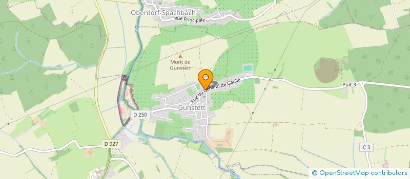 localisation de l'entreprise MADAME MARIE-PAULE KIEFFER  GUNSTETT