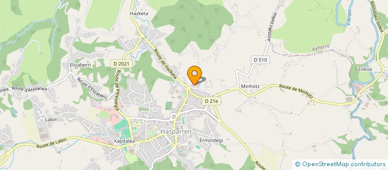 localisation de l'entreprise MADAME MARIE-PAULE LACABARATZ  HASPARREN