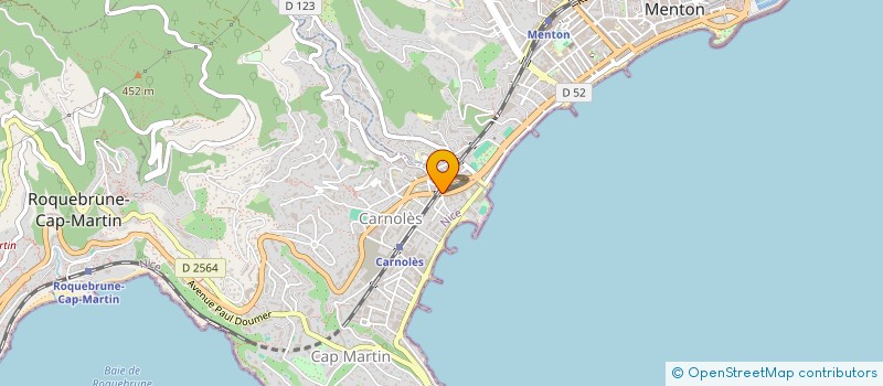 localisation de l'entreprise MADAME MARIE-PAULE LAURO à ROQUEBRUNE-CAP-MARTIN