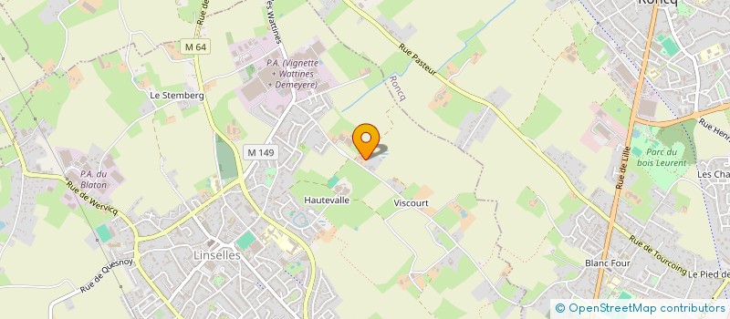 localisation de l'entreprise MADAME MARIE-PAULE LEFEBVRE  LINSELLES