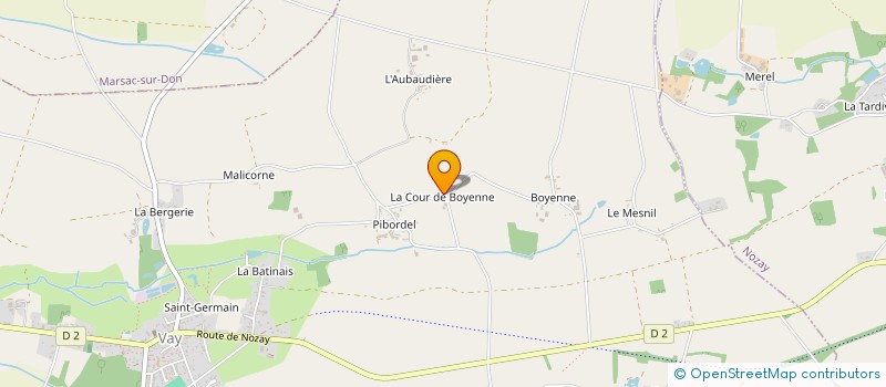localisation de l'entreprise MADAME MARIE-PAULE LERAT à VAY