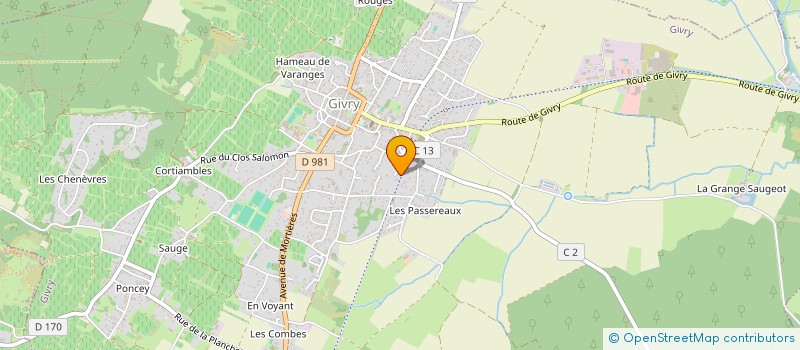 localisation de l'entreprise MADAME MARIE-PAULE MALAGUTI à GIVRY