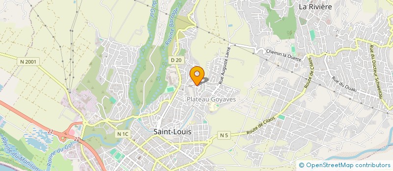 localisation de l'entreprise MADAME MARIE PAULE MANY à SAINT-LOUIS