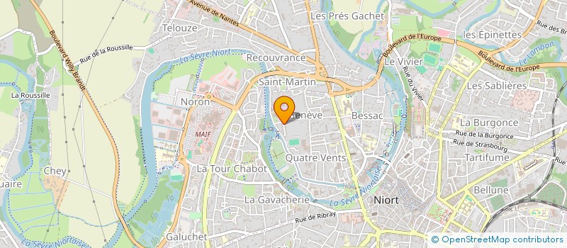 localisation de l'entreprise MADAME MARIE PAULE MAUDHUY  NIORT