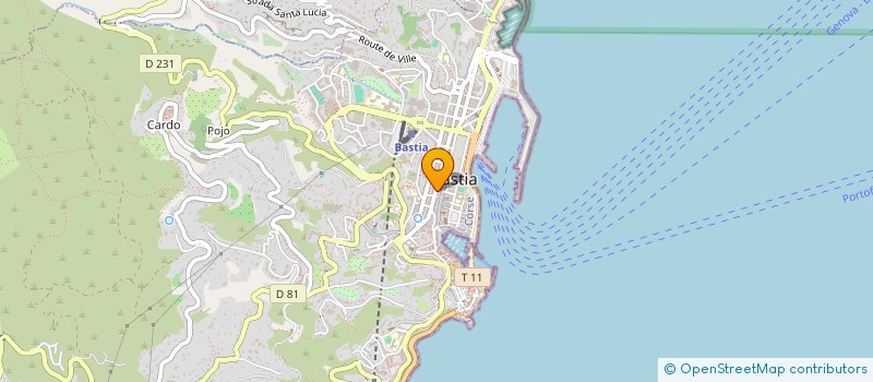 localisation de l'entreprise MADAME MARIE PAULE MAUREL à BASTIA