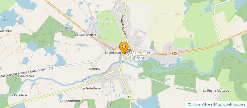 localisation de l'entreprise MADAME MARIE-PAULE METHAIS à MEZIERES-EN-BRENNE