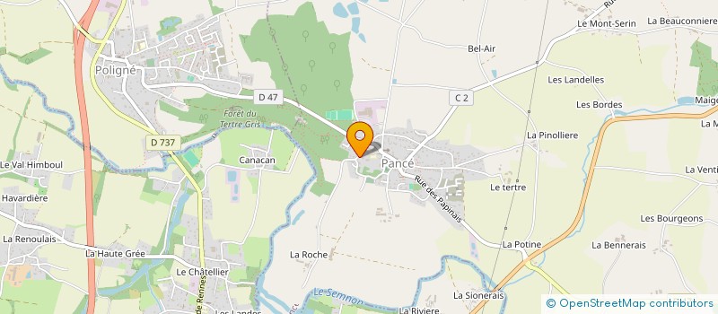 localisation de l'entreprise MADAME MARIE-PAULE MOREL  PANCE