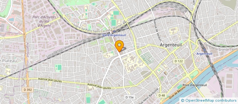 localisation de l'entreprise MADAME MARIE-PAULE NEFFLIER à ARGENTEUIL