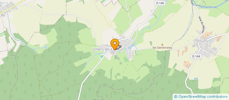 localisation de l'entreprise MADAME MARIE PAULE PARISOT à VILLERS-LES-LUXEUIL