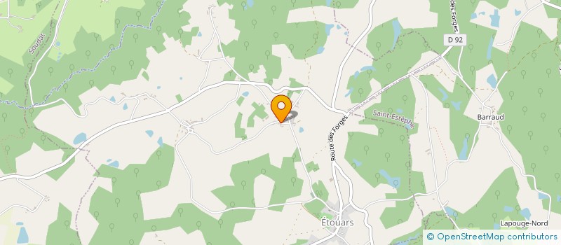 localisation de l'entreprise MADAME MARIE PAULE PATURAUD  SAINT-ESTEPHE