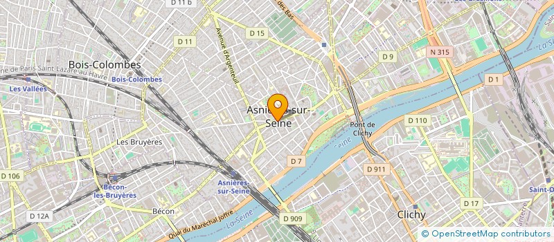 localisation de l'entreprise MADAME MARIE-PAULE PULJAK  ASNIERES-SUR-SEINE