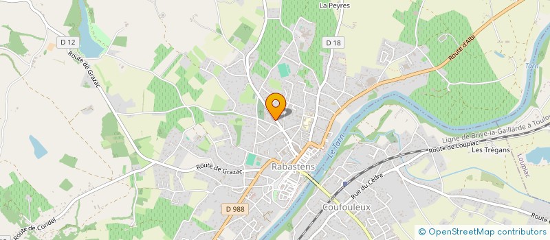 localisation de l'entreprise MADAME MARIE-PAULE RABBE  RABASTENS