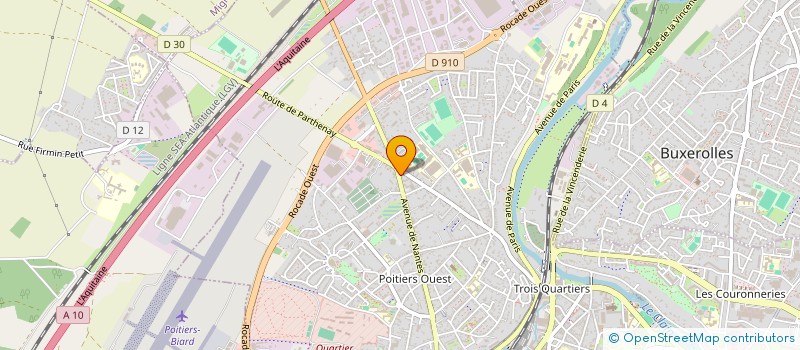 localisation de l'entreprise MADAME MARIE-PAULE RAIMBAULT  POITIERS