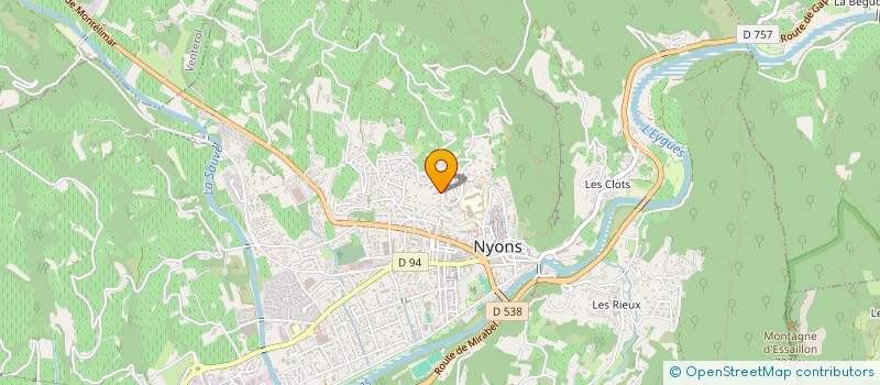 localisation de l'entreprise MADAME MARIE-PAULE RAYMOND à NYONS