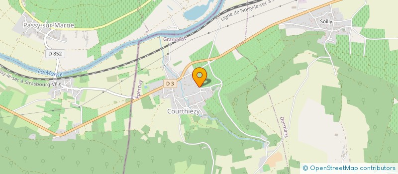 localisation de l'entreprise MADAME MARIE PAULE RIDOUX  COURTHIEZY