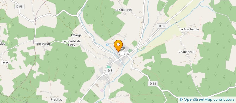 localisation de l'entreprise MADAME MARIE-PAULE RODRIGUEZ à CONDAT-SUR-TRINCOU