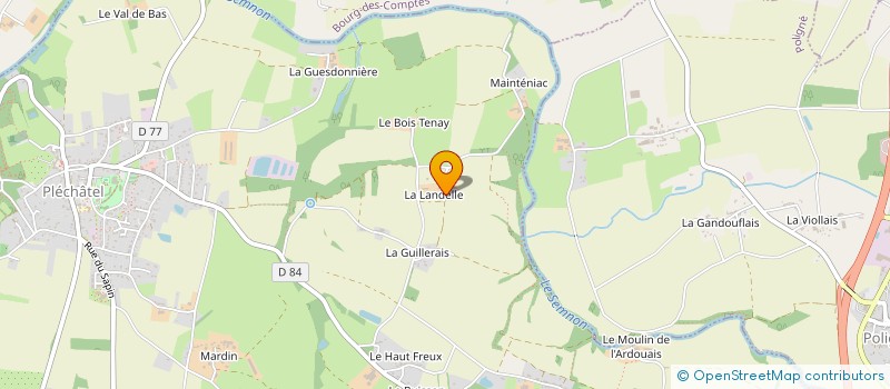 localisation de l'entreprise MADAME MARIE-PAULE SAFFRAY à PLECHATEL