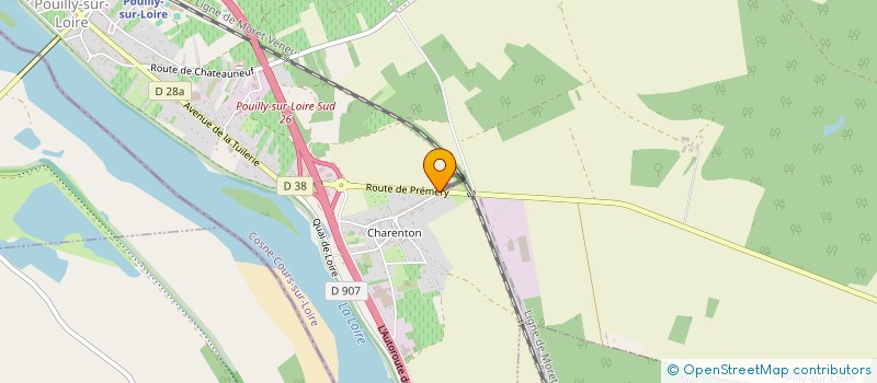 localisation de l'entreprise MADAME MARIE PAULE SALMON  POUILLY-SUR-LOIRE