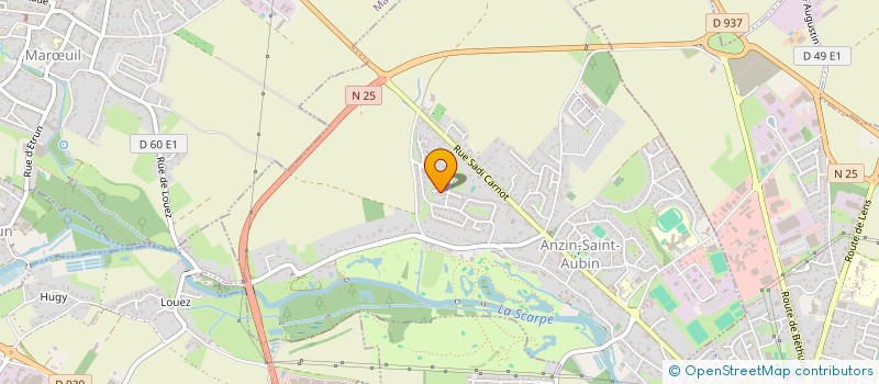 localisation de l'entreprise MADAME MARIE PAULE SECQUEPEE  ANZIN-SAINT-AUBIN