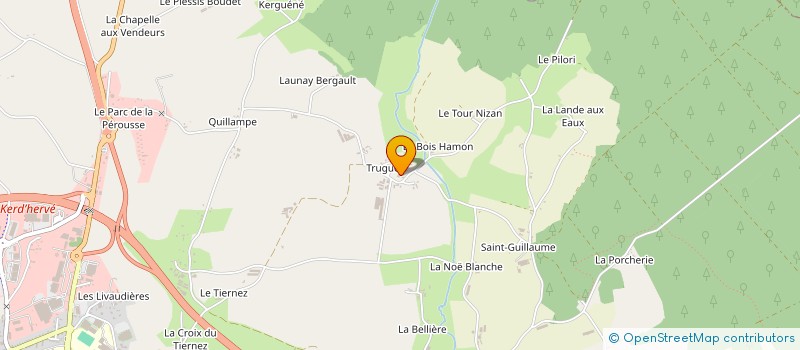 localisation de l'entreprise MADAME MARIE-PAULE URVOY à LOUDEAC