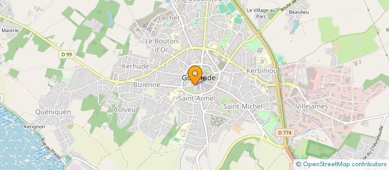 localisation de l'entreprise MADAME MARIE-PAULE VANDEPUTTE  GUERANDE